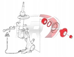 Meyle RL3003121111 BMW X5 E53 2000-2006 Маточина колеса + Комплект підшипника переднього колеса