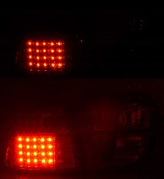 Sonar LDSE02 mhm Задні ліхтарі LED тюнінг чорні для Seat Leon I 1M 1999-2004