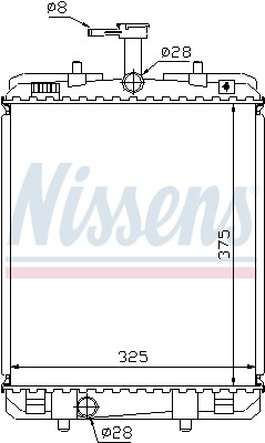 64685 NISSENS Радіатор системи охолодження