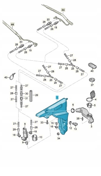 Audi OE НОВИЙ ОРИГІНАЛЬНИЙ AUDI 4K0955453G БАЧОК ОМИВАЧА СКЛА