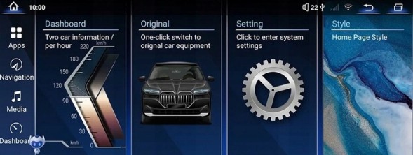 Китай EKRAN ANDROID 14 MTK 8GB RAM ЕКРАН З РАДІО ANDROID 13, 8GB RAM, MTK, ДЛЯ BMW E60 E61 E90 E91 E92 E93, СИСТЕМА CIC