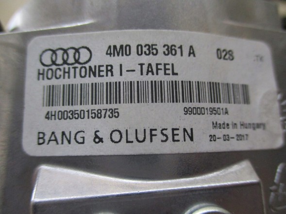 Audi OE 4N1035466 КОЛОНКИ BANG&amp;OLUFSEN AUDI A3 8V0