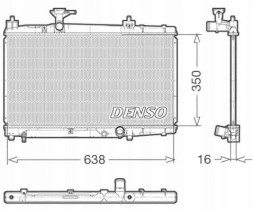 Denso DRM50007 Охолоджувач toyota yaris 1,4 d4d drm50007 denso
