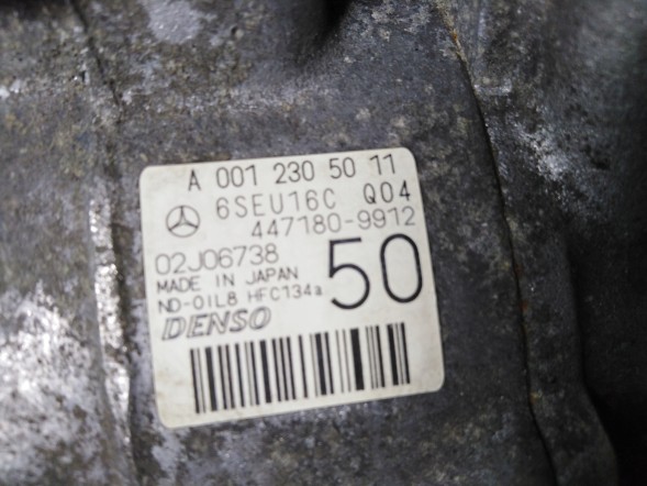 Mercedes-Benz OE 2,2 CDI MERCEDES W204 A0012305011 MERCEDES C W204 КОМПРЕСОР КОНДИЦІОНА A0012305011