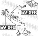 TAB 234 FEBEST Сайлентблок