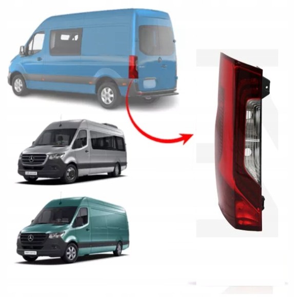AYFAR 9108205200, A9108205200 MERCEDES SPRINTER W907 W910 2018- ЛАМПА ЗАДНЯ ЛІВА СВІТЛОДІОДНА НОВА