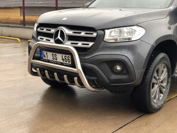 Timbernet PWT02_D23 Передня дужка Nissan Navara D23 A-Bar, хром
