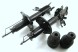 GT-Parts 052210L 052210R 052211L 052211R Амортизатори х2 ПЕРЕДНІ + бампери + чехли NISSAN ALMERA N15