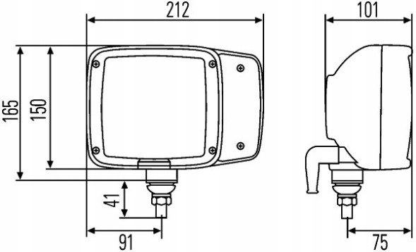 Hella 1SA 996 120-021 Hella фара 1sa 996 120-021 - ліва