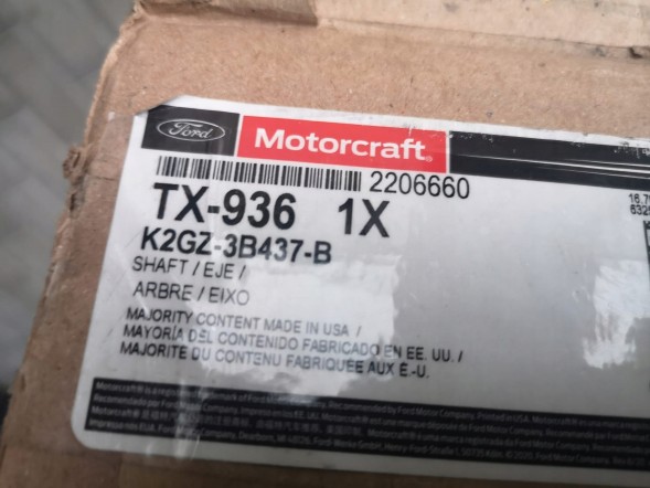 Ford OE K2GZ-3B437-B НОВИЙ лівий піввісь для Ford EDGE 2018 - 2.7 ST