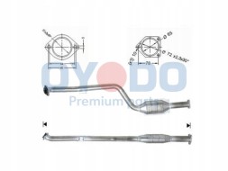 Oyodo 10N0149-OYO Каталізатор мерседес 10n0149-oyo oyodo