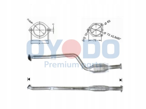 Oyodo 10N0149-OYO Каталізатор мерседес 10n0149-oyo oyodo