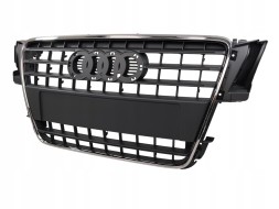 PA 8T0853651E 1QP РЕШІТКА-ОБМАНКА GRILL AUDI A5 8T0 2007 2008 2009 2010 2011 СІРА З ХРОМОМ