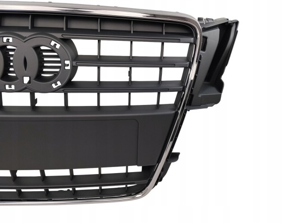 PA 8T0853651E 1QP РЕШІТКА-ОБМАНКА GRILL AUDI A5 8T0 2007 2008 2009 2010 2011 СІРА З ХРОМОМ