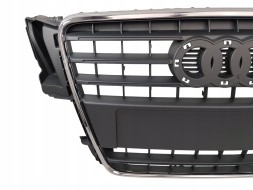 PA 8T0853651E 1QP РЕШІТКА-ОБМАНКА GRILL AUDI A5 8T0 2007 2008 2009 2010 2011 СІРА З ХРОМОМ