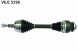SKF VKJC 5198 Skf vkjc5198 піввісь vw t5 03-/09- 2,5tdi/2,0tdi le
