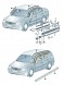 Volkswagen OE Накладки декоративні чорні сатинові ліві VAG OE 3B9853709CB41 Нові оригінальні