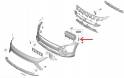 Hyundai OE СИЛОВИЙ КЕРМО ПОВІТРЯ ПРАВИЙ 86999DF050 HYUNDAI KONA 2 II 22-