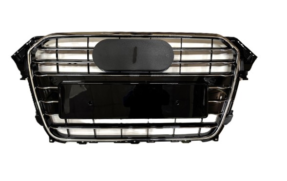 Китай GRILL ATRAPA AUDI A4 B8 LIFT 2011 - 2015 S-LINE Z CHROMAMI BEZ PDC Муляж решітки радіатора чорний глянцевий хром без PDC для Audi A4 B8