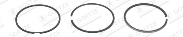 08 137500 30 GOETZE Комплект кілець поршневих з 3 шт