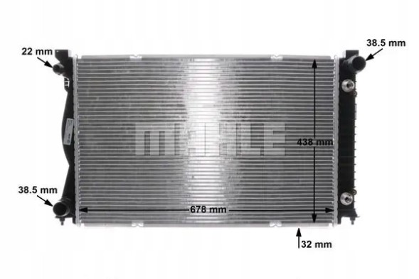 Mahle CR 842 000S Охолоджувач води cr 842 000s mahle
