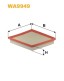 WA9949 WIX FILTERS Фільтр повітряний