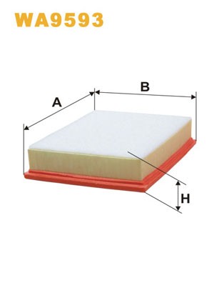 WA9593 WIX FILTERS Фільтр повітряний