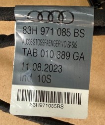 Audi OE 83H971085BS 83H971085 BS TAB 010 889 GA audi q3 f3 wiązka zderzaka przód 83h971085bs czujniki pdc instalacja przedniego zderzaka oem oe audi q3 КОМПЛЕКТ ПРОВОДКИ ПЕРЕДНЬОГО БАМПЕРА AUDI Q3 F3 83H971085BS + ДАТЧИКИ PDC OEM