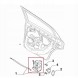 Fiat OE 52065117 Fiat Grande Punto OEM замок задніх лівих дверей