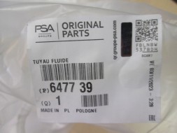 Citroen OE 647739 Шнур кондиціонування повітря peugeot 308 647739 9658201080