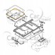 Carmont MIT-009636 MR523599 Ущільнювач скла шибердаху - Mitsubishi Pajero III IV - MR523599