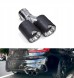 BM KOŃCÓWKA WYDECHU PARA KOŃCÓWEK 60-63MM 85-173MM 240MM CARBON SREBRNE BMW M НАКОНЕЧНИКИ ВИХЛОПУ ПАРА НАКОНЕЧНИКІВ 60-63ММ 85-173ММ 240ММ КАРБОН СРІБНІ BMW М
