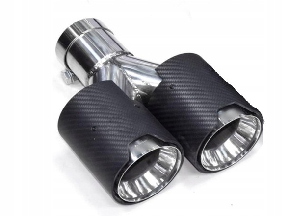 BM KOŃCÓWKA WYDECHU PARA KOŃCÓWEK 60-63MM 85-173MM 240MM CARBON SREBRNE BMW M НАКОНЕЧНИКИ ВИХЛОПУ ПАРА НАКОНЕЧНИКІВ 60-63ММ 85-173ММ 240ММ КАРБОН СРІБНІ BMW М