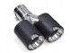 BM KOŃCÓWKA WYDECHU PARA KOŃCÓWEK 60-63MM 85-173MM 240MM CARBON SREBRNE BMW M НАКОНЕЧНИКИ ВИХЛОПУ ПАРА НАКОНЕЧНИКІВ 60-63ММ 85-173ММ 240ММ КАРБОН СРІБНІ BMW М
