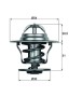 TX 15 87D MAHLE ORIGINAL Термостат
