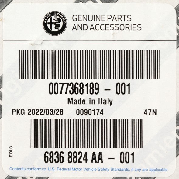 Fiat OE Кріплення фари праве Fiat OE 77368189
