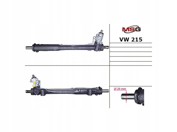 MSG VW215 Рульова передача Магльовка VW Touareg 02-10 Porsche Cayenne 02-10