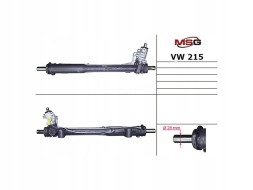 MSG VW215 Рульова передача Магльовка VW Touareg 02-10 Porsche Cayenne 02-10