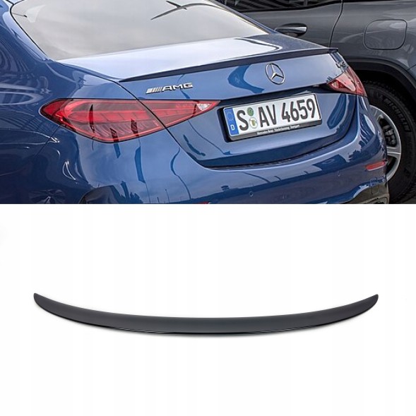 Китай SP2421 Спойлер для люка багажника Mercedes C-Class W206 AMG Style Чорний Блиск