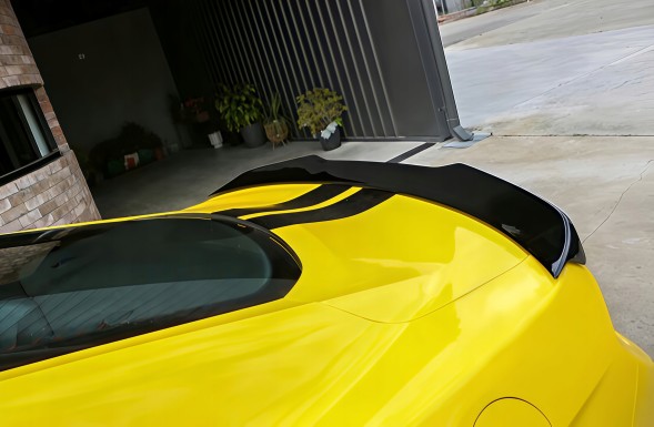 Китай AC-S0077 Лоток спойлер Ford Mustang 2015-2021 Блейд Стиль чорний глянець