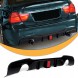 Китай Dyfuzor Dokładka BMW E90 E91 LED 0--0 Дифузор BMW 3 E90 E91 LED Чорний Глянець Накладка Заднього Бампера MP Спойлер