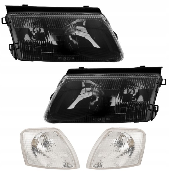 TYC 954809LE + 9548195E + 9548205E MHM Фари Поворотники Комплект Tyc Тюнінг OEM вигляд H7H1 VW Passat B5 3b 96-00