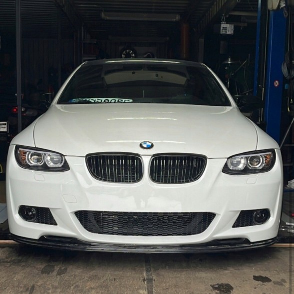 Китай BMW E92 E93 Przedlift M PERFORMANCE DOKŁADKA ZDERZAKA CZARNY POŁYSK Накладка бампера Splitter BMW E92 E93 Передліфт ПАКЕТ ПЕРЕДНІЙ ЧОРНИЙ БЛИСК