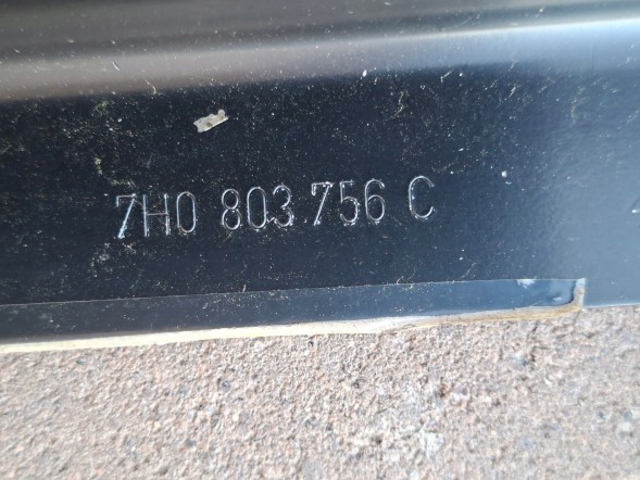 Volkswagen OE t6 próg T.P. VW T5 T6 Doka Dubel Внутрішня Права Накладка Порогу 7E0803752 7H0803756C