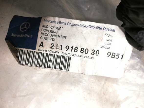 Mercedes-Benz OE ЧОХАЛ ЛІВИЙ ВОДІЙСЬКИЙ MERCEDES E320 2119188030 OE!