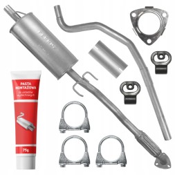 Ferroz FRZ-U8B30W8J8A8T8C8 Середній глушник opel corsa d 06 - 14 1.0