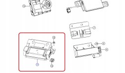 Jeep OE 56046991AK Модуль RFH Jeep Cherokee KL Eu 2014-2015 новий оригінальний