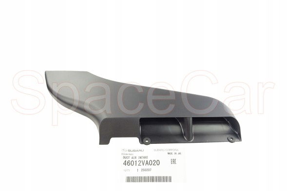 Subaru OE 46012VA020 Повітрозабірник впускний канал корпусу фільтра SUBARU WRX STi 2.5L 2017-2022