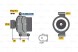 Bosch 0 986 080 500 Генератор bosch mercedes клас a w169 b w245 04-