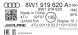 Volkswagen OE 8W1919620A Perfectauto24 Дисплей приладової панелі MIB3 HIGH' 10,1 AUDI A4/S4/RS4 8W1919620A